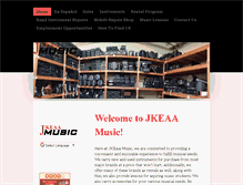 Tablet Screenshot of jkeaa-music-services.com